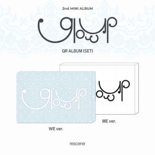 RESCENE (리센느) - 미니 2집 [Glow Up] (WE + ME VER.) (QR VER.)