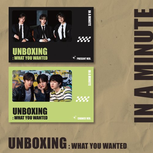 IN A MINUTE (인어미닛) - 싱글 1집 [Unboxing: 'What You Wanted']